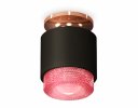 Ambrella XS7511142 Комплект накладного светильника с композитным хрусталем SBK/PPG/PI