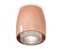 Ambrella XS1144010 Комплект накладного светильника с композитным хрусталем PPG/CL