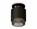 Ambrella XS7511062 Комплект накладного светильника с композитным хрусталем SBK/PBK/BK