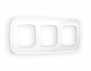 Фотография товара 'Ambrella OF640103 Рамка OMEGA Coint (Белый Стекло органическое) 3-ая'