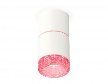 Фотография товара 'Ambrella XS7401222 Комплект накладного светильника с композитным хрусталем SWH/PI'