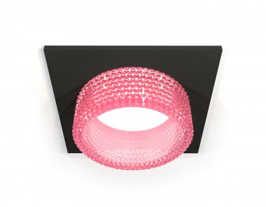 Фотография товара 'Ambrella XC6521042 Комплект встраиваемого светильника с композитным хрусталем SBK/PI'