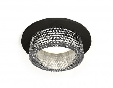 Фотография товара 'Ambrella XC6513040 Комплект встраиваемого светильника с композитным хрусталем SBK/CL'