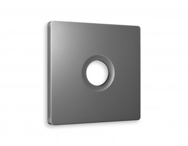 Фотография товара 'Ambrella AP6630 Лицевая панель ALFA (Антрацит серый) для TV розетки'