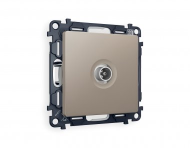 Фотография товара 'Ambrella MA373030 Комплект механизма TV розетки проходной ALFA'