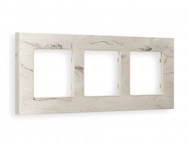 Фотография товара 'Ambrella AF930603 Рамка ALFA Grand (Серо-бежевый мрамор) 3-ая'