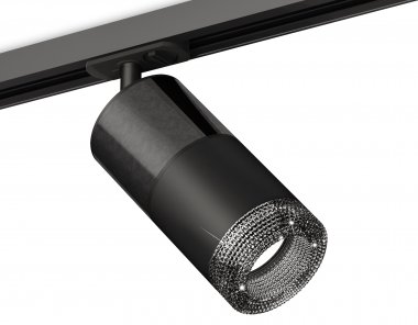 Фотография товара 'Ambrella XT7402051 Комплект трекового светильника с композитным хрусталем SBK/DCH/BK'