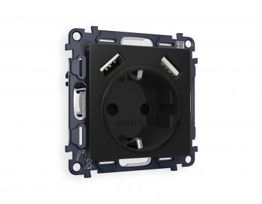 Фотография товара 'Ambrella MA809010 Комплект механизма электрической розетки ALFA'