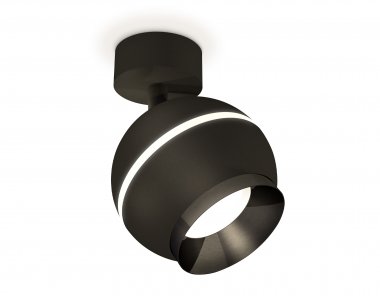 Фотография товара 'Ambrella XM1102001 Комплект поворотного светильника с дополнительной подсветкой SBK/PBK'