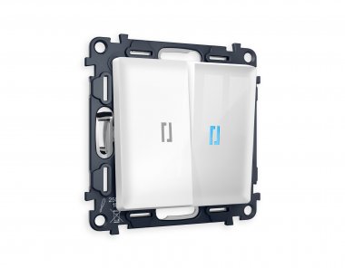 Фотография товара 'Ambrella MA104020 Комплект механизма 2-клавишного выключателя с подсветкой 10000K'