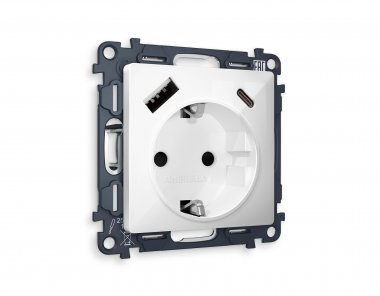 Фотография товара 'Ambrella MA110010 Комплект механизма электрической розетки ALFA'