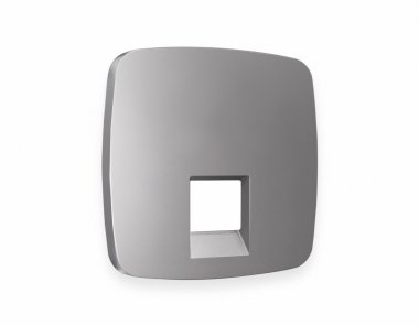 Фотография товара 'Ambrella OP5120 Лицевая панель OMEGA (Сталь матовый) для компьютерной/телефонной розетки'