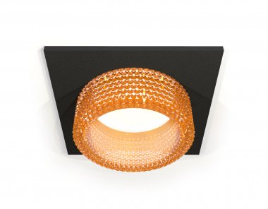 Фотография товара 'Ambrella XC6521044 Комплект встраиваемого светильника с композитным хрусталем SBK/CF'