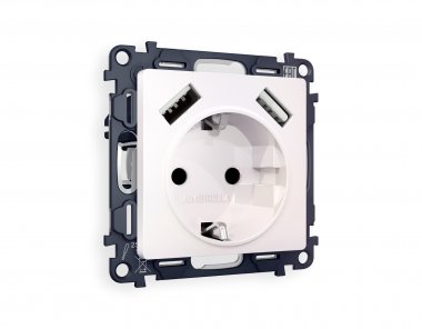 Фотография товара 'Ambrella MA209010 Комплект механизма электрической розетки ALFA'