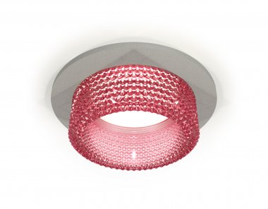 Фотография товара 'Ambrella XC6514042 Комплект встраиваемого светильника с композитным хрусталем SGR/PI'