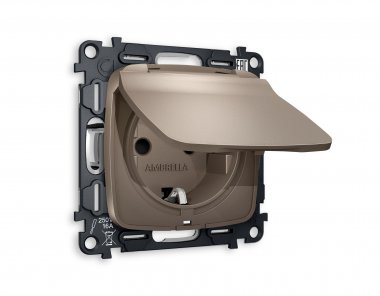 Фотография товара 'Ambrella MO638010 Комплект механизма электрической розетки OMEGA'