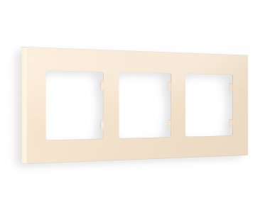 Фотография товара 'Ambrella AF250333 Рамка ALFA Qubi (Бежевый матовый) 3-ая'