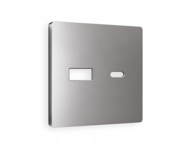 Фотография товара 'Ambrella AP5110 Лицевая панель ALFA (Сталь матовый) для розетки 2USB'