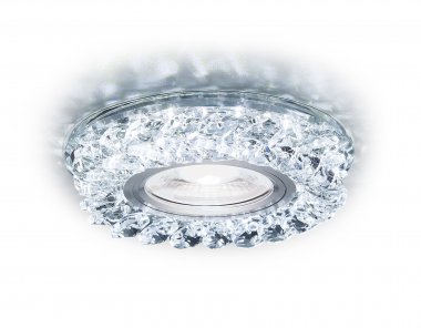 Фотография товара 'Ambrella S257 CH Встраиваемый точечный светильник со светодиодной лентой MR16+3W'