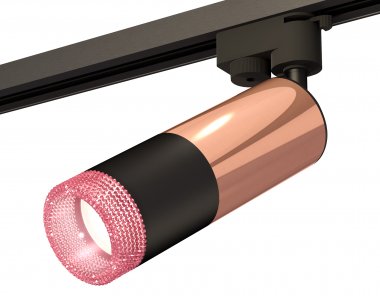 Фотография товара 'Ambrella XT6302061 Комплект трекового однофазного светильника с композитным хрусталем SBK/PPG/PI'