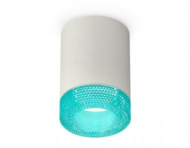 Фотография товара 'Ambrella XS7423004 Комплект накладного светильника с композитным хрусталем SGR/BL'