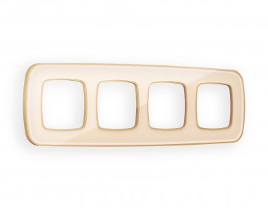 Фотография товара 'Ambrella OF640344 Рамка OMEGA Coint (Бежевый Стекло органическое/Шампань) 4-ая'