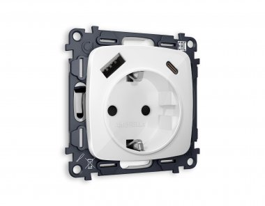 Фотография товара 'Ambrella MO110010 Комплект механизма электрической розетки OMEGA'