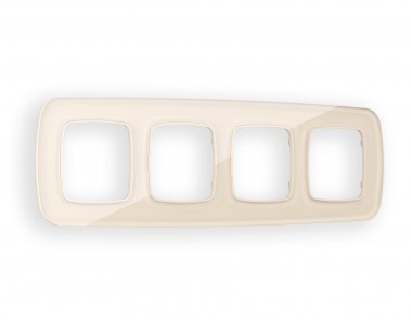 Фотография товара 'Ambrella OF320304 Рамка OMEGA Radian (Бежевый Стекло органическое) 4-ая'