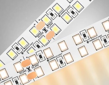 Фотография товара 'Ambrella GS3701 Светодиодная лента двухрядная 2835 240Led /24W m/ 24V IP20'