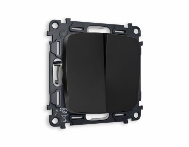 Фотография товара 'Ambrella MO803010 Комплект механизма 2-клавишного выключателя OMEGA'