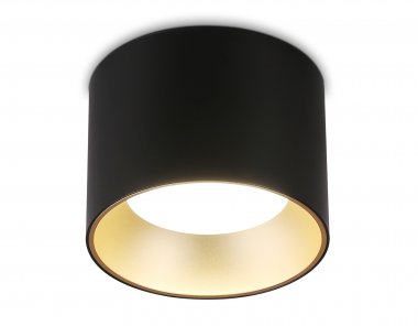 Фотография товара 'Ambrella TN52887 Светильник накладной точечный SBK/SGD черный песок/золото песок'