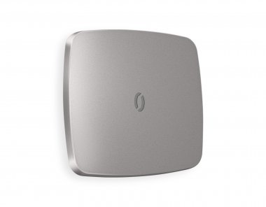 Фотография товара 'Ambrella OP5020 Лицевая панель OMEGA (Сталь матовый) для 1-клавишных выключателей'