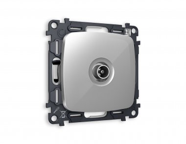 Фотография товара 'Ambrella MO413030 Комплект механизма TV розетки проходной OMEGA'