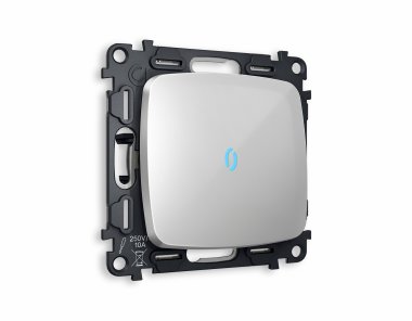 Фотография товара 'Ambrella MO402040 Комплект механизма 1-клавишного проходного выключателя с подсветкой 10000K'