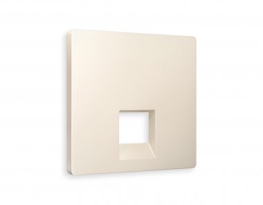 Фотография товара 'Ambrella AP3320 Лицевая панель ALFA (Бежевый матовый) для компьютерной/телефонной розетки'