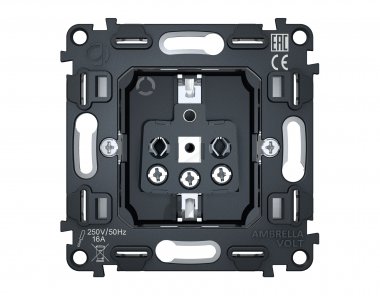 Фотография товара 'Ambrella VM141 Механизм электрической розетки 16A-250V 2P+E'