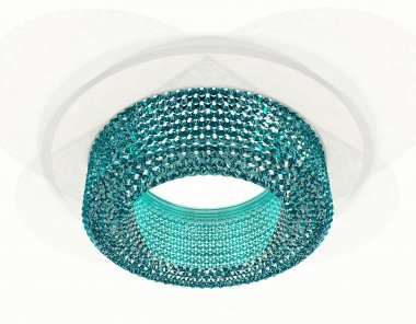 Фотография товара 'Ambrella XC7621023 Комплект встраиваемого светильника SWH/BL'