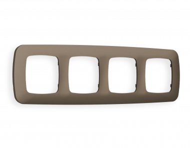 Фотография товара 'Ambrella OF140634 Рамка OMEGA Ecta (Темная бронза матовый) 4-ая'