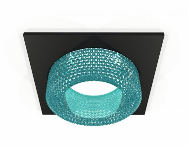 Фотография товара 'Ambrella XC7632023 Комплект встраиваемого светильника SBK/BL'