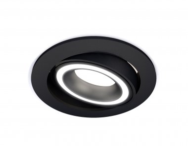 Фотография товара 'Ambrella XC7652080 Комплект встраиваемого поворотного светильника SBK/FR'