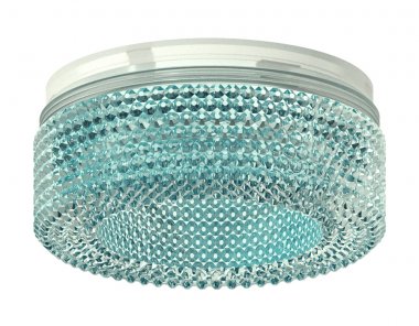 Фотография товара 'Ambrella N7194 Насадка передняя BL голубой D70*H30mm Out25mm MR16'