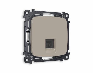 Фотография товара 'Ambrella MO372030 Комплект механизма телефонной розетки OMEGA'