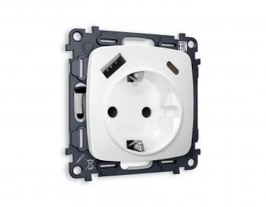 Фотография товара 'Ambrella MO130010 Комплект механизма электрической розетки OMEGA'