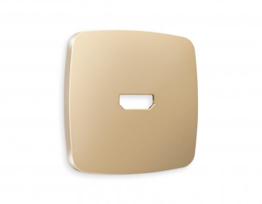 Фотография товара 'Ambrella OP6140 Лицевая панель OMEGA (Шампань) для HDMI розетки'