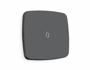 Фотография товара 'Ambrella OP9020 Лицевая панель OMEGA (Графит Мягкое касание) для 1-клавишных выключателей'