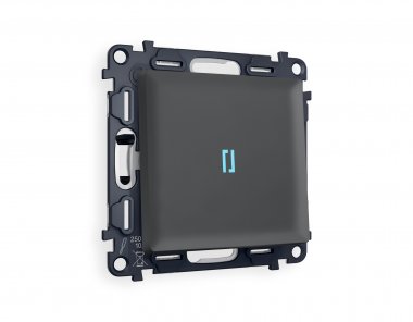 Фотография товара 'Ambrella MA902040 Комплект механизма 1-клавишного проходного выключателя с подсветкой 10000K'