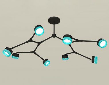 Фотография товара 'Ambrella XB9060202 Комплект подвесного поворотного светильника с композитным хрусталем'