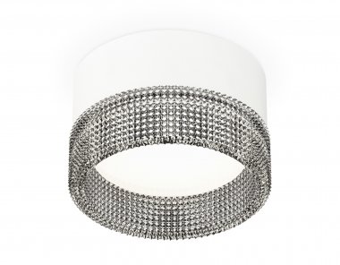 Фотография товара 'Ambrella XS8101031 Комплект накладного светильника с композитным хрусталем SWH/BK'