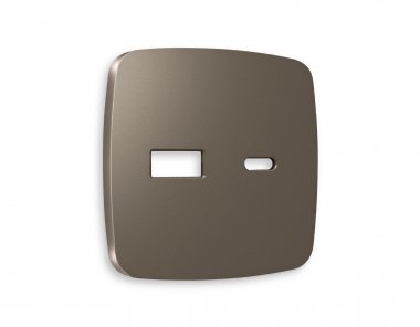 Фотография товара 'Ambrella OP6410 Лицевая панель OMEGA (Темная бронза матовый) для розетки 2USB'