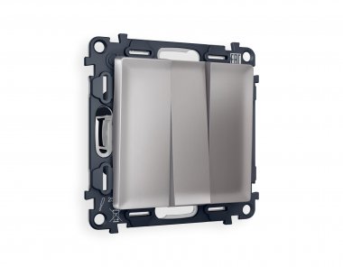 Фотография товара 'Ambrella MA505010 Комплект механизма 3-клавишного выключателя ALFA'